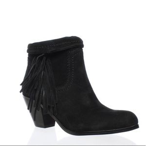 Sam Edelman Velvet Chunky Heel Boots